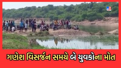 Gujarati Video: સાબરકાંઠામાં ગણેશ વિસર્જન સમયે ડૂબી જતા બે યુવકોના મોત, પ્રાંતિજના ગલતેશ્વરની ઘટના