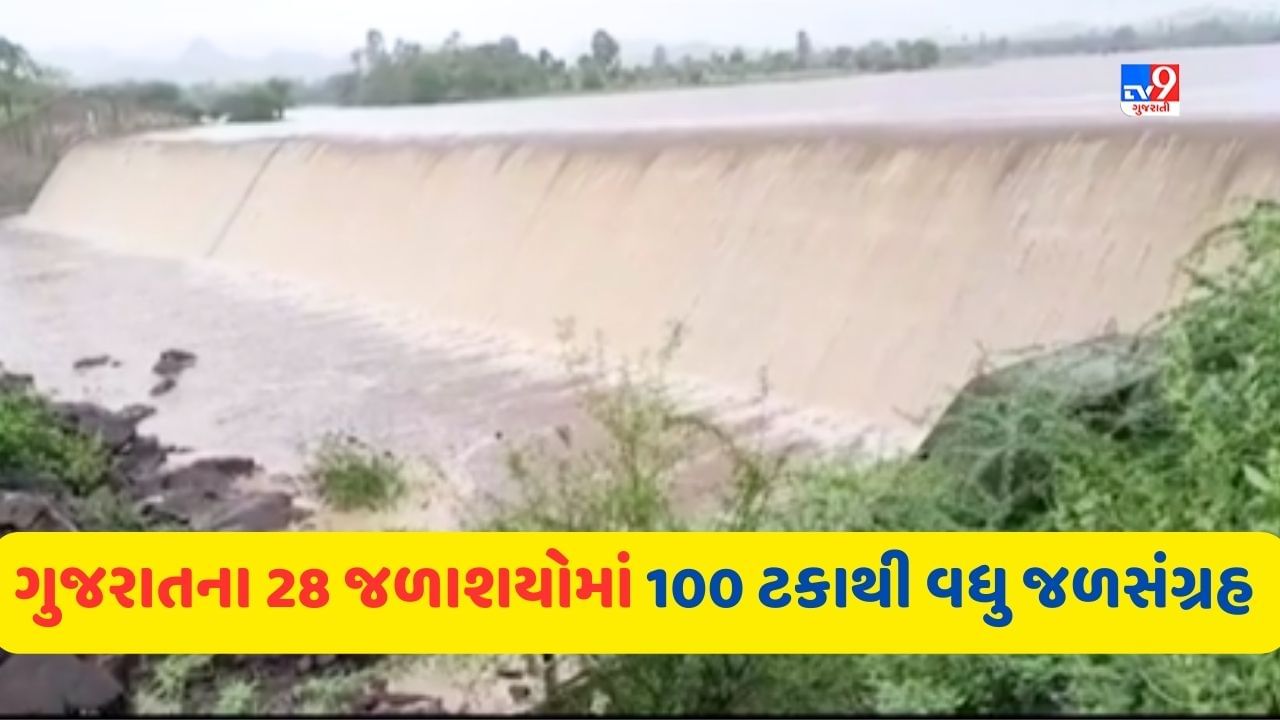 Monsoon 2023: ગુજરાતની જીવાદોરી સમાન સરદાર સરોવર ડેમ 100 ટકા ભરાયો, 90 જળાશય હાઈ એલર્ટ પર