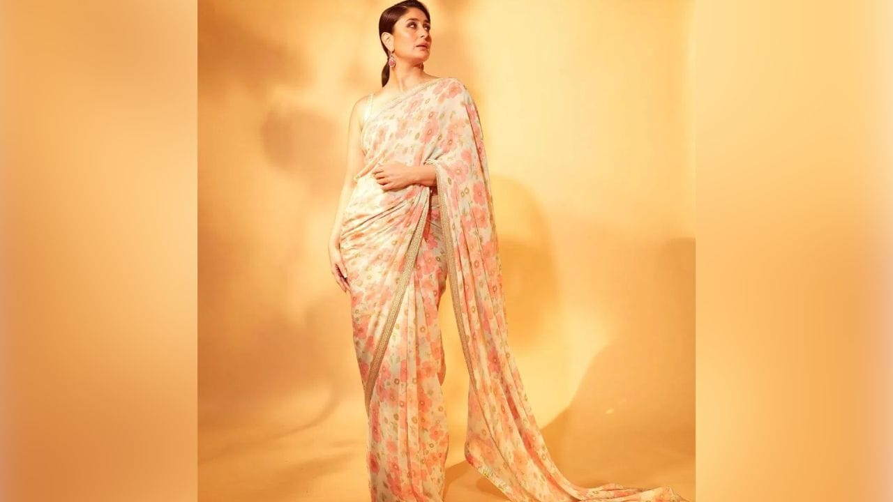 કરીનાને માત્ર વેસ્ટર્ન ડ્રેસ પહેરવાનું પસંદ નથી પણ તેને સાડી પહેરવાનું પણ પસંદ છે. અભિનેત્રી ઘણીવાર પ્રિન્ટેડ, પેસ્ટલ અને ડાર્ક શેડની સાડીઓમાં જોવા મળે છે. જો તમે સાડીમાં સ્ટાઈલિશ દેખાવા ઈચ્છો છો, તો તમે કરીનાના લુક્સમાંથી પણ પ્રેરણા લઈ શકો છો.