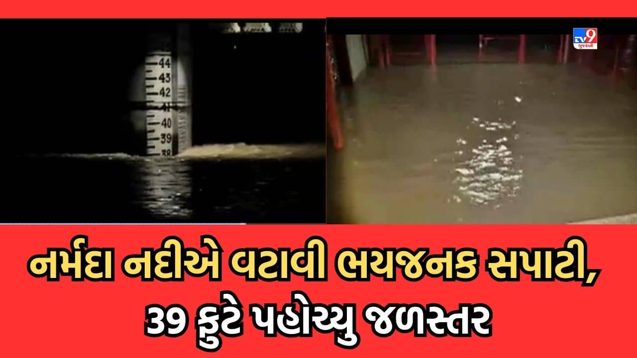 Rain Video: નર્મદા નદીના જળસ્તરમાં સતત વધારો વધારો, નદીની જળસપાટી 39 ફુટ પર પહોંચી, તંત્ર થયુ સજ્જ