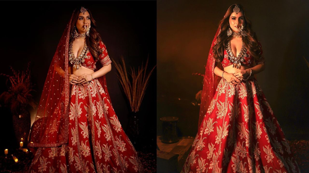 નેહા મલિકે ટાઈટ બ્લાઉઝમાં લોકોનું ધ્યાન ખેંચ્યું છે. તસ્વીરમાં તે પોતાની યુવાની બતાવી રહી છે.