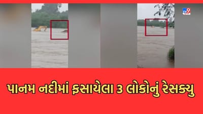Rain Video: દાહોદમાં પાનમ નદીમાં ફસાયેલા લોકોનુ SDRFએ કર્યુ રેસક્યુ, બચાવવા ગયેલ પાલિકાની ટીમ પણ ફસાઈ