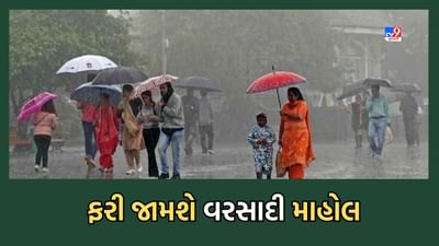 Weather Updates: ખેડૂતો માટે સારા સમાચાર, રાજ્યમાં આગામી પાંચ દિવસ રહેશે વરસાદી માહોલ, હવામાન વિભાગે કરી આગાહી