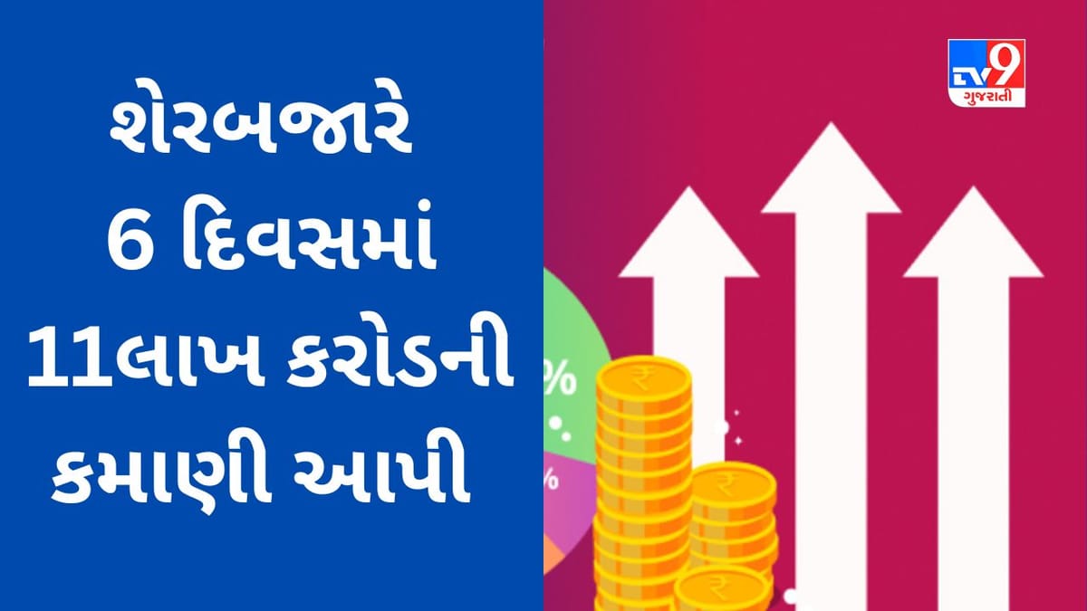 G20 Summit પહેલા શેરબજારે રોકાણકારોને માલામાલ બનાવ્યા, 6 દિવસમાં 11લાખ કરોડની કમાણી આપી G20 Summit પહેલા શેરબજારે રોકાણકારોને માલામાલ બનાવ્યા, 6 દિવસમાં 11લાખ કરોડની કમાણી આપી