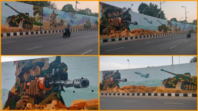 સુરત શહેરને ખૂબસૂરત બનાવવા માટે ચાલી રહેલી ઝુંબેશમાં સુરત મહાનગરપાલિકા દ્વારા અનેક બ્રીજ વિવિધ પેઇન્ટિંગ કરીને નવું રંગ રૂપ આપી રહ્યા છે.