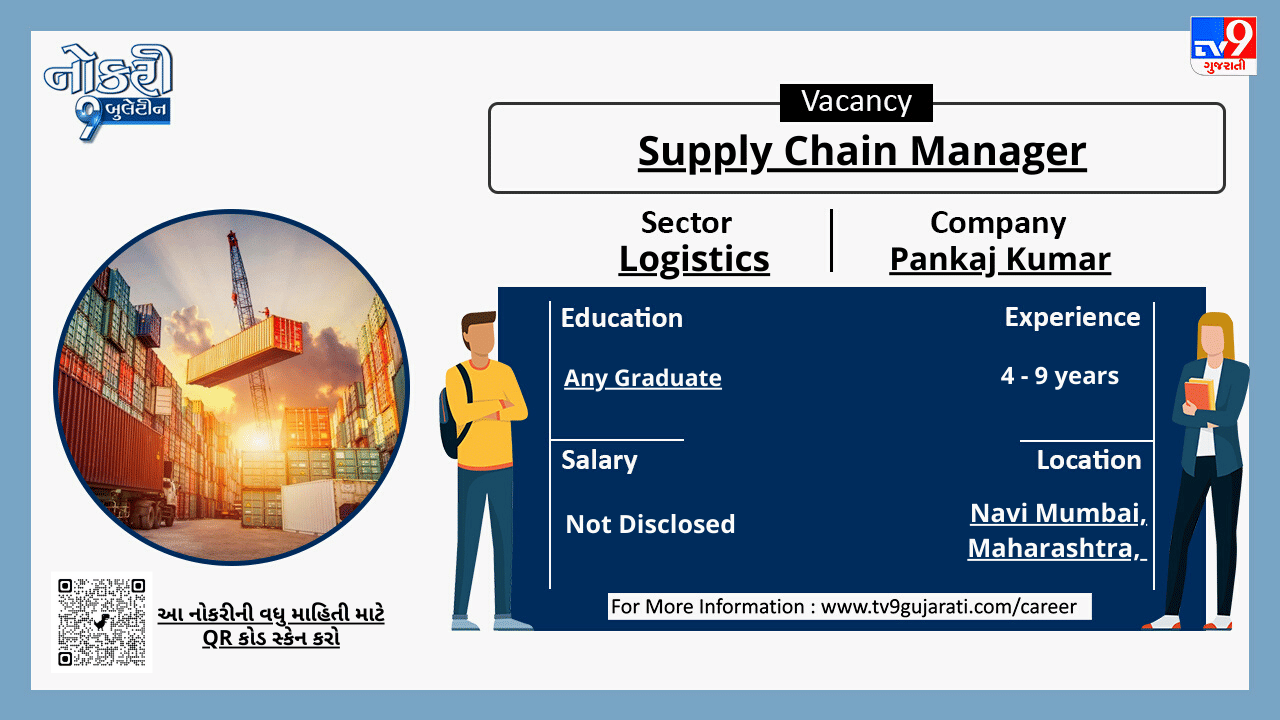  આ નોકરી વિશેની વધુ માહિતી મેળવવા માટે પોસ્ટરમાં નીચે આપેલા બારકોડને સ્કેન કરો.
