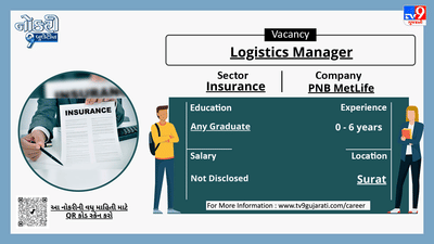 આ નોકરી વિશેની વધુ માહિતી મેળવવા માટે પોસ્ટરમાં નીચે આપેલા બારકોડને સ્કેન કરો