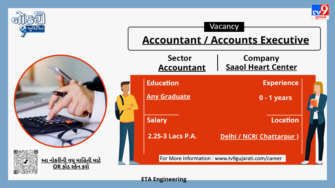 આ નોકરી વિશેની વધુ માહિતી મેળવવા માટે પોસ્ટરમાં નીચે આપેલા બારકોડને સ્કેન કરો.