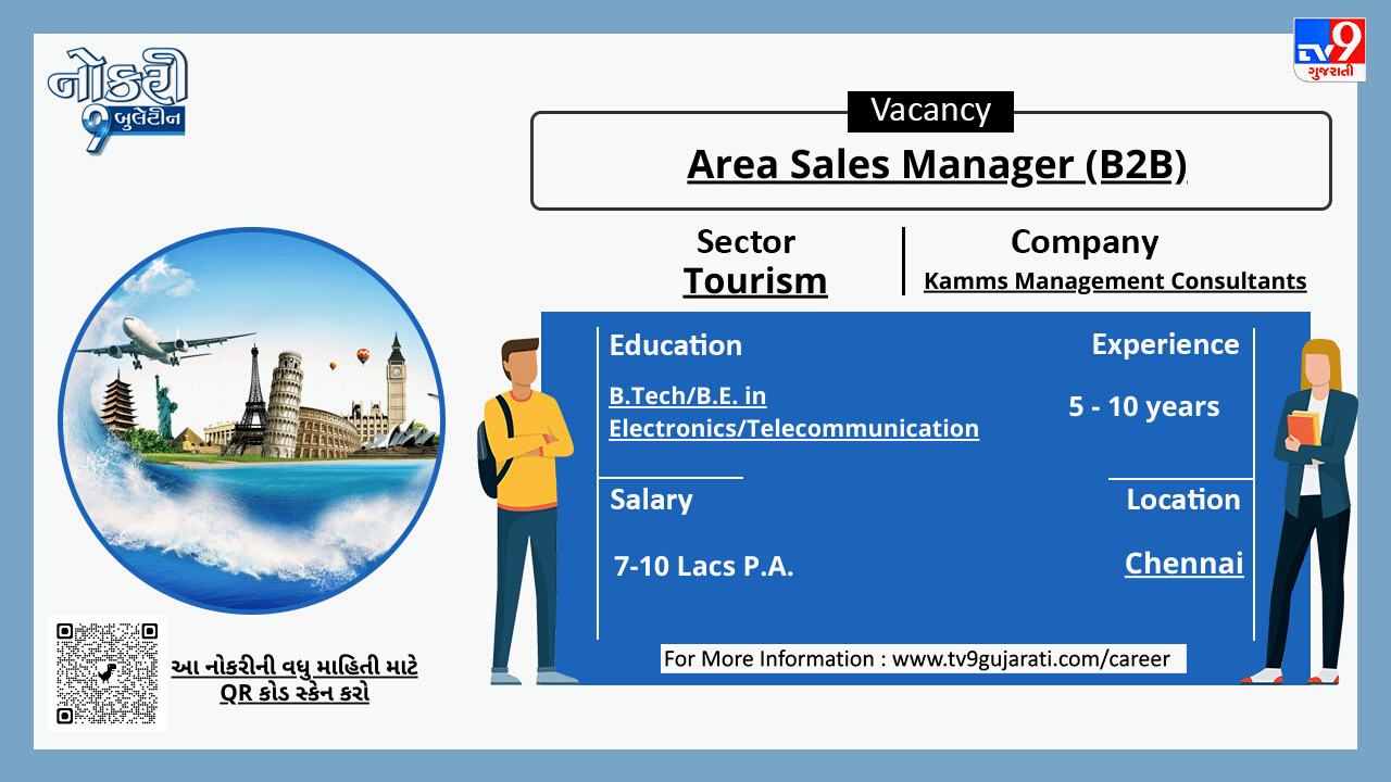 આ નોકરી વિશેની વધુ માહિતી મેળવવા માટે પોસ્ટરમાં નીચે આપેલા બારકોડને સ્કેન કરો.