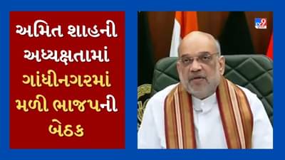 Gandhinagar : ગુજરાત ભાજપમાં બેઠકોનો દોર યથાવત, કેન્દ્રીય ગૃહ પ્રધાન અમિત શાહની અધ્યક્ષતામાં બેઠક મળી, જુઓ Video