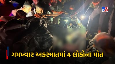 Bharuch Breaking News : દયાદરા-કેલોદ રોડ પર અકસ્માત, ઘટનામાં ચાર લોકોના મોત, જુઓ Video
