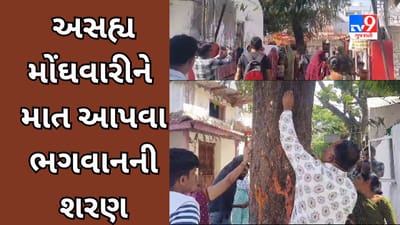 Bharuch : અસહ્ય મોંઘવારીને માત આપવા ભગવાનની શરણ, આશીર્વાદ માટે ઇજા પણ વહોરી, જુઓ Video
