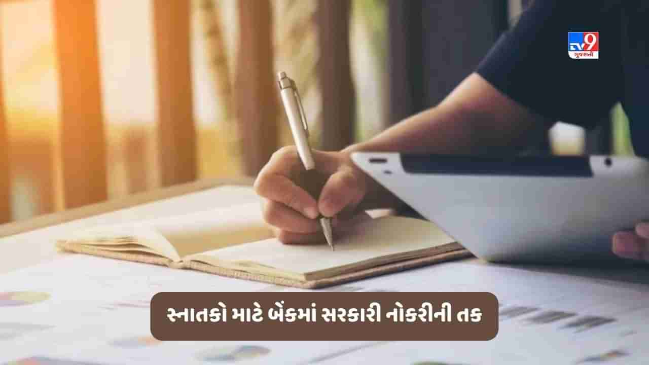 Govt Jobs: સ્નાતકો માટે બેંકમાં સરકારી નોકરીની તક, આ રીતે કરો ઓનલાઈન અરજી, જાણો કેવી રીતે થશે સિલેક્શન