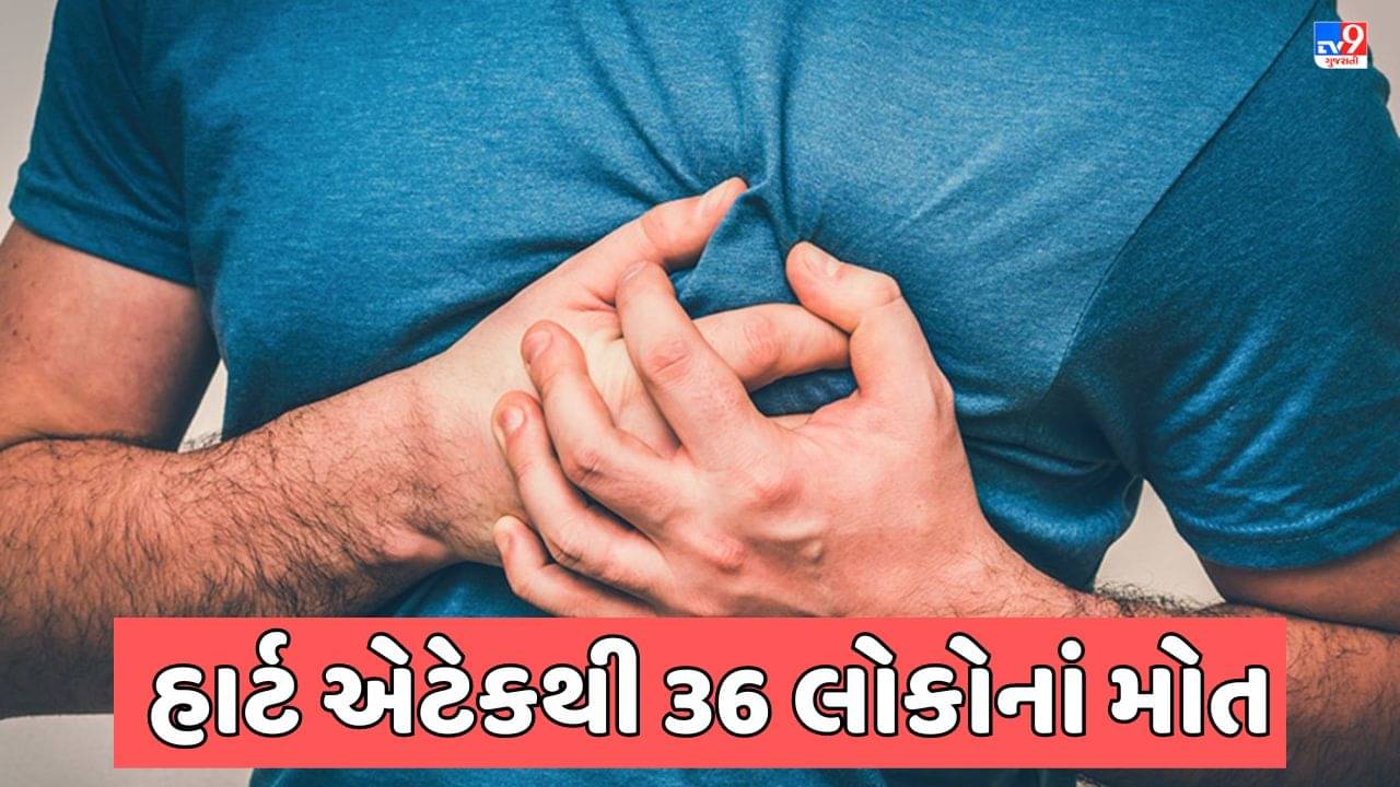 Heart Attack Breaking Video : રાજ્યમાં હાર્ટ એટેકનો કેર, નવરાત્રી દરમિયાન 36 લોકોના મોત 760થી વધુ કેસ નોંધાયા