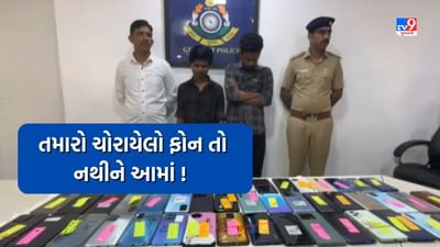 Navsari: દક્ષિણ ગુજરતમાં રેલવે સ્ટેશન, બસ સ્ટેશન જેવા જાહેર સ્થળો પર મોબાઈલ ચોરીને અંજામ આપતી ગેંગ ઝડપાઈ, ચોરીની મોડસ ઓપરેન્ડી જાણી ચોંકી જશો, જુઓ Video Navsari: દક્ષિણ ગુજરતમાં રેલવે સ્ટેશન, બસ સ્ટેશન જેવા જાહેર સ્થળો પર મોબાઈલ ચોરીને અંજામ આપતી ગેંગ ઝડપાઈ, ચોરીની મોડસ ઓપરેન્ડી જાણી ચોંકી જશો, જુઓ Video