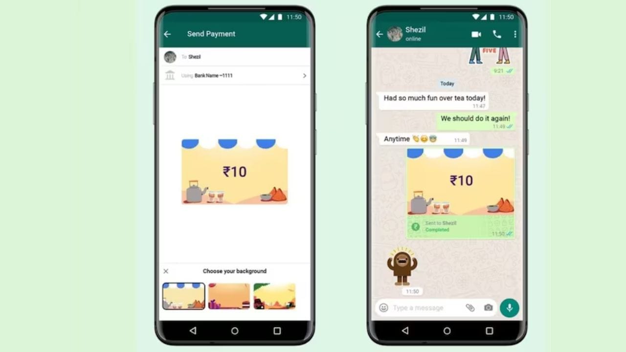 હવે તમારા ફોન પર મળેલ OTP ને Enter OTP અને તમારો નવો UPI PIN સેટ UPI PIN માં દાખલ કરો અને નીચે આપેલા ટિક આઇકોન પર ક્લિક કરો.હવે આગલી સ્ક્રીનમાં, તમારા દ્વારા બનાવેલ UPI PIN ફરીથી દાખલ કરો અને તેની પુષ્ટિ કરવા માટે ટિક માર્ક પર ક્લિક કરો. જેવું તમે આ કરશો, તમારું બેંક એકાઉન્ટ WhatsApp પેમેન્ટ સાથે લિંક થઈ જશે.