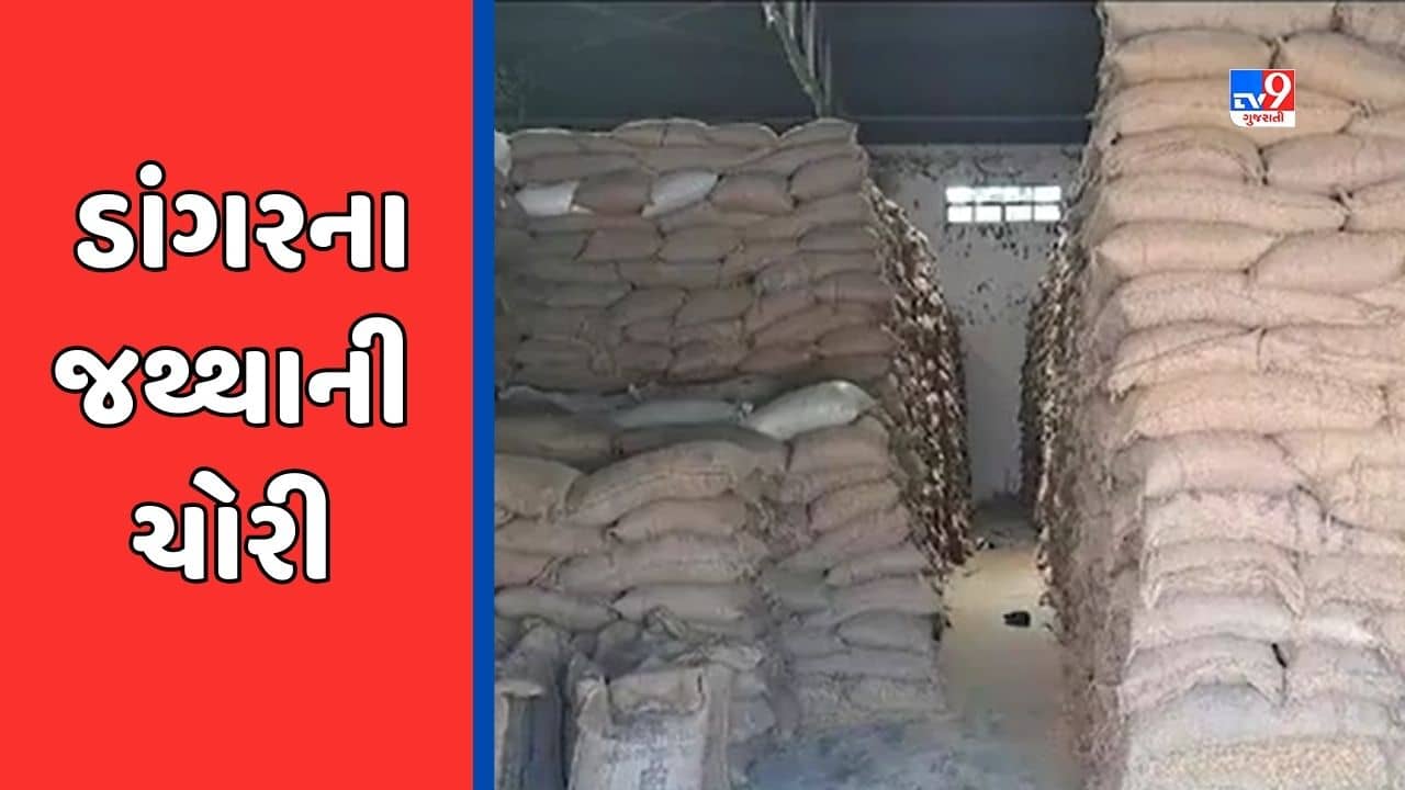 Panchmahal: ટેકાના ભાવે ખરીદેલા ડાંગરના જથ્થાની ચોરી, રૂ.10.60 લાખની કિંમતના 1485 નંગ કટ્ટાની થઈ ચોરી, જુઓ Video