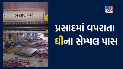Panchmahal : પાવાગઢ ખાતે આપવામાં આવતા પ્રસાદમાં વપરાતા ઘીના સેમ્પલ પાસ, ઘીમાં કઈ વાંધાજનક ન હોવાનું આવ્યું સામે, જુઓ Video Panchmahal : પાવાગઢ ખાતે આપવામાં આવતા પ્રસાદમાં વપરાતા ઘીના સેમ્પલ પાસ, ઘીમાં કઈ વાંધાજનક ન હોવાનું આવ્યું સામે, જુઓ Video
