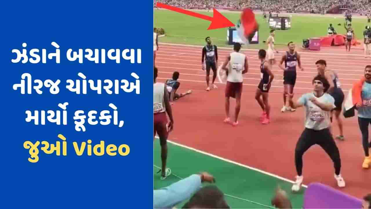 Viral Video: પહેલા ચીનમાં જીત્યો ગોલ્ડ, પછી રાખ્યુ તિરંગાનું માન, ઝંડાને બચાવવા માટે માર્યો કૂદકો