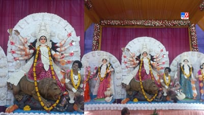 રાજકોટમાં બંગાળી એસોસિએશન અને પરિવાર દ્વારા દુર્ગા મહોત્સવનું  આયોજન કરવામાં આવ્યુ છે. બાલભવન અનભેરામ ઓપન એર થિયેટર ખાતે 51મો દુર્ગા મહોત્સવ ઉજવણી કરવામાં આવી રહી છે. પંદર દિવસ પહેલાથી આખા એ ભારતમાં મા દુર્ગાના આગમન ની તૈયારીઓ કરવામાં આવતી હોય છે.