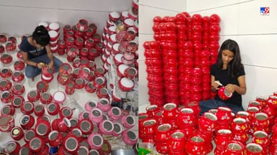 નવ દિવસો દરમિયાન મા દૂર્ગાની ગરબા પ્રગટાવીને પૂજા-અર્ચના કરશે.રાજકોટમાં માટીના ગરબા અમેરિકન ડાયમંડ્સવાળા ગરબા અને લાઈટિંગવાળા ગરબા ધૂમ મચાવી રહ્યાં છે.