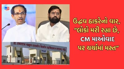 ઉદ્ધવ ઠાકરેનો સીએમ શિંદે પર વાર, હોસ્પિટલોમાં લોકો મરી રહ્યા છે ત્યારે દિલ્હીમાં માઓવાદ પર કરી રહ્યા છે ચર્ચા