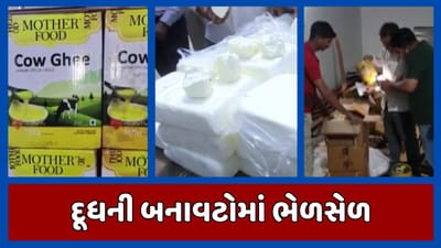 ગુજરાતમાં ઠેર ઠેર ભેળસેળનો કારોબાર, દૂધમાંથી બનતી વસ્તુઓમાં થઇ બનાવટ, જુઓ વીડિયો