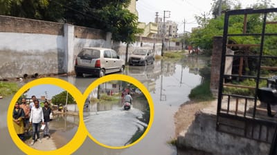 અમદાવાદ શહેરમાં અહીં વગર ચોમાસે છે ચોમાસા જેવી સ્થિતિ, રસ્તા પર ભરાયા ગટરના પાણી 