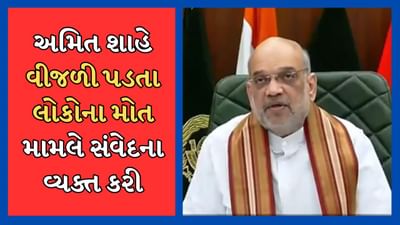 ગુજરાતમાં વીજળી પડતા થયેલા મોત મામલે અમિત શાહે દુ:ખ વ્યક્ત કર્યુ, સહાયની જાહેરાત કરી, જુઓ વીડિયો