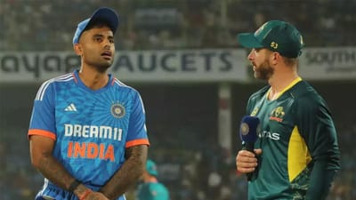 પહેલી T20 મેચ શરૂ થવાના પહેલા વનડે વર્લ્ડ કપ ચેમ્પિયન બનેલી ઓસ્ટ્રેલિયન ટીમ જીતશે તેવું લાગી રહ્યું હતું, જેના કારણે મેચની શરૂઆત પહેલા ભારતનો રેટ 2.05 જ્યારે ઓસ્ટ્રેલિયાનો રેટ 1.80 ચાલી રહ્યો હતો. 