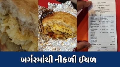 અમદાવાદની વધુ એક નામાંકિત રેસ્ટોરન્ટના બર્ગરમાંથી નીકળી ઇયળ, જુઓ વીડિયો