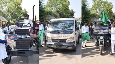 દાહોદ જિલ્લા પંચાયત ખાતેથી 15મા નાણાપંચ અંતર્ગત જિલ્લા કક્ષાની 10% ગ્રાન્ટમાંથી વિવિધ સાધનોનું વિતરણ કરવામાં આવ્યું