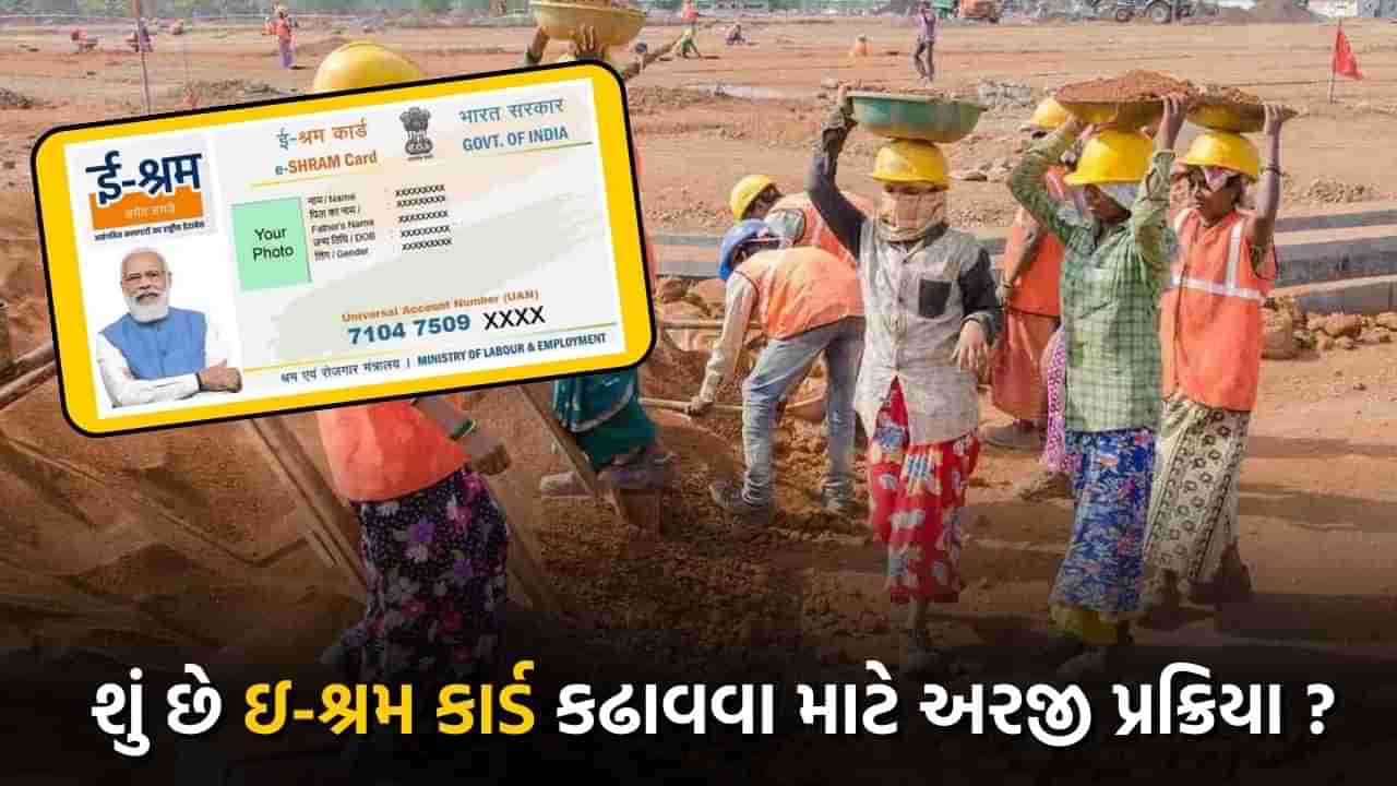 સરકારી યોજના : ભારતના કરોડો લોકો લઈ રહ્યા છે ઇ-શ્રમ કાર્ડનો લાભ, જાણો અરજી કરવા માટેની સમગ્ર પ્રક્રિયા