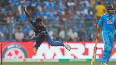 આજે 10 ઓવરમાં મદુશંકાએ 80 રન આપીને 5 ભારતીય બેટ્સમેનોને પોતાના શિકાર બનાવ્યા હતા. તેણે આ દરમિયાન 6 વાઈડ બોલ ફેંક્યા. એટલે કહી શકાય કે મદુશંકાએ વધુ એક ઓવર કરવી પડી. 