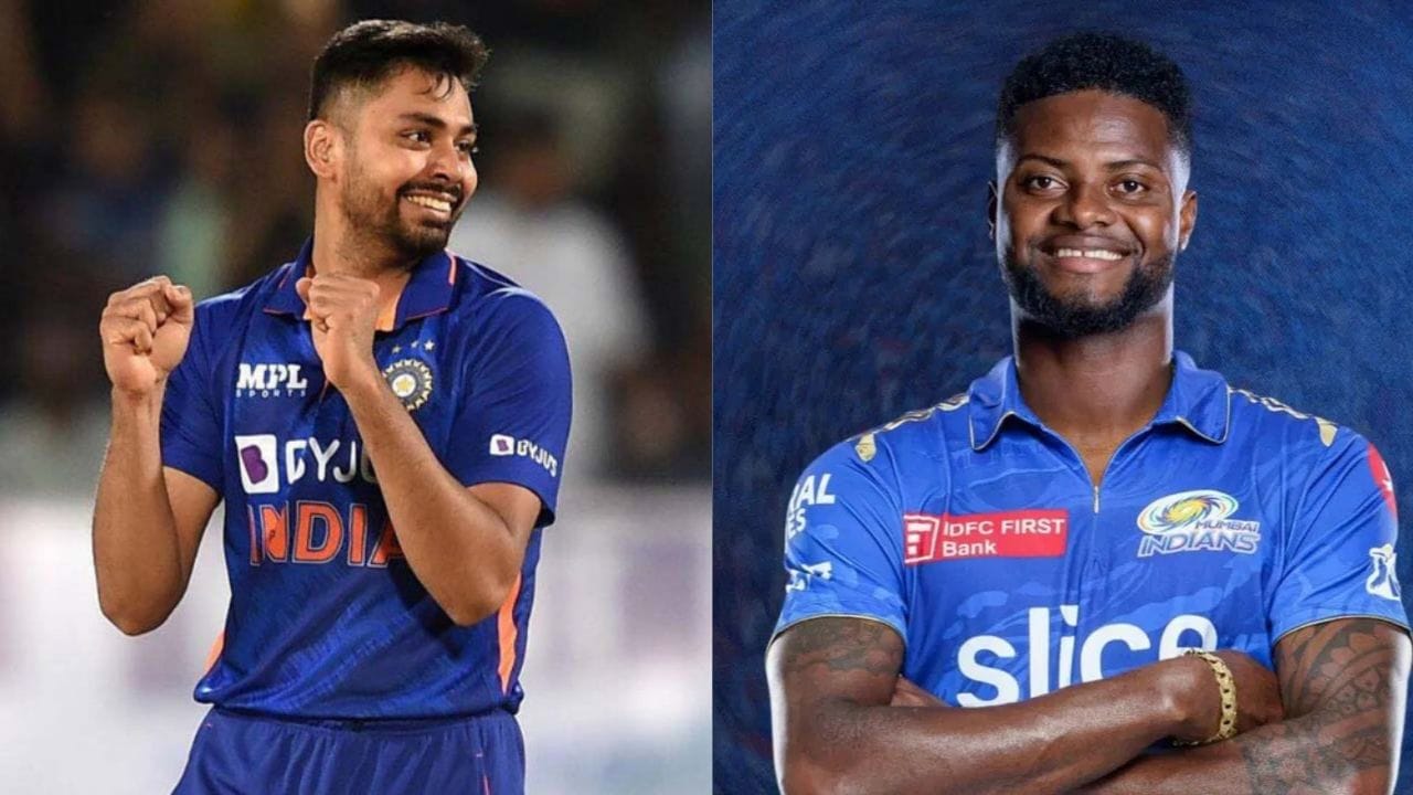 IPL 2024ના ઓક્શન પહેલા લખનૌએ બે ખેલાડીઓનો ટ્રેડ કર્યો હતો. જેમાં ફાસ્ટ બોલર આવેશ ખાન હવે રાજસ્થાન રોયલ્સ તરફથી રમશે અને રોમારિયો શેફર્ડ મુંબઈ ઈન્ડિયન્સ તરફથી રમશે.