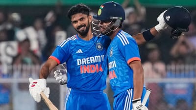 141 રનની અણનમ પાર્ટનરશિપ સાથે ઋતુરાજ ગાયકવાડ અને તિલક વર્માએ ભારત ઓસ્ટ્રેલિયા T20 માં ખૂબ સારું પર્ફોર્મન્સ આપ્યું. જોકે પાર્ટનરશિપમાં તિલકે માત્ર 31 રન કર્યા છે. 