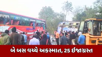 ખેડા : ગળતેશ્વરમાં બે ખાનગી બસ વચ્ચે ગમખ્વાર અકસ્માત, 25 મુસાફરો ઇજાગ્રસ્ત, જુઓ વીડિયો