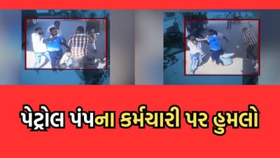 જુનાગઢ: પેટ્રોલ પુરાવવા જેવી નજીવી બાબતે 8 લોકોએ પેટ્રોલ પંપના કર્મચારી પર કર્યો હુમલો- વીડિયો