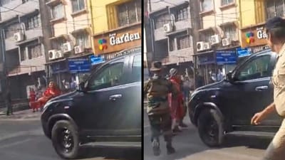 વડાપ્રધાન નરેન્દ્ર મોદીની સુરક્ષામાં ફરી ચૂક, એક મહિલા સિક્યોરિટી કોર્ડન તોડીને કાર સામે આવી, જુઓ વીડિયો