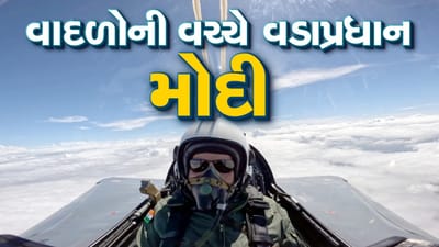 વડાપ્રધાન મોદીએ તેજસ ફાઈટર જેટમાં ઉડાન ભર્યા બાદ વાદળોની વચ્ચે કર્યું આ કામ, જુઓ નવો વીડિયો