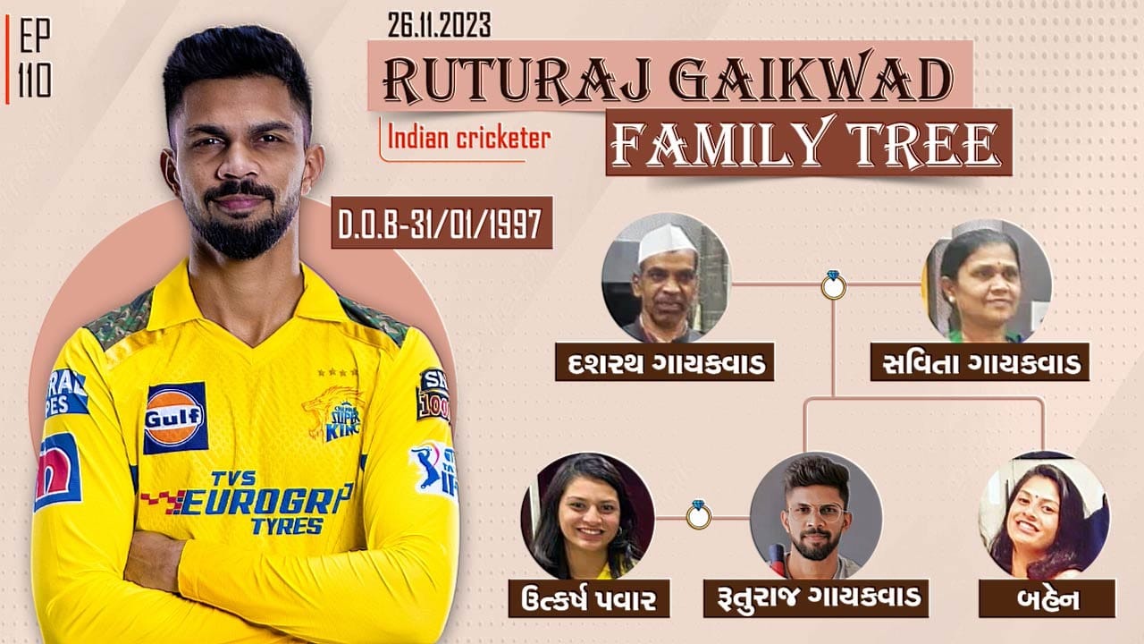  ક્રિકેટર ઋતુરાજ ગાયકવાડનો જન્મ 31 જાન્યુઆરી 1997ના રોજ મહારાષ્ટ્રના પુણે શહેરમાં થયો હતો. તેમના પિતા દશરથ ગાયકવાડ ડિફેન્સ રિસર્ચ એન્ડ ડેવલપમેન્ટ ઓર્ગેનાઈઝેશન (DRDO)માં કામ કરતા હતા. તેની માતા સવિતા ગાયકવાડ શિક્ષિકા છે.