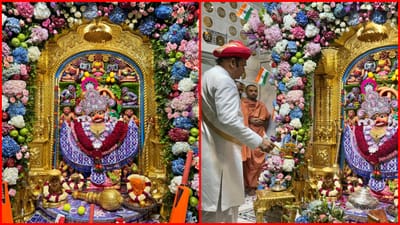 આ શતામૃત મહોત્સવમાં શ્રી કષ્ટભંજન દેવ હનુમાનજી દાદાને એક કિલો સોનાનો પ્યોર હીરાજડિત મુગટ તથા કુંડળ સંતોના હસ્તે અર્પણ કરવામાં આવ્યો હતો.