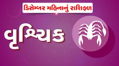 વૃશ્ચિક રાશિ : ડિસેમ્બર મહિનામાં વૃશ્ચિક રાશિના જાતકોને આવકના સ્ત્રોતમાં વધારો થશે, અચાનક ધન પ્રાપ્તિની સંભાવના પ્રબળ છે
