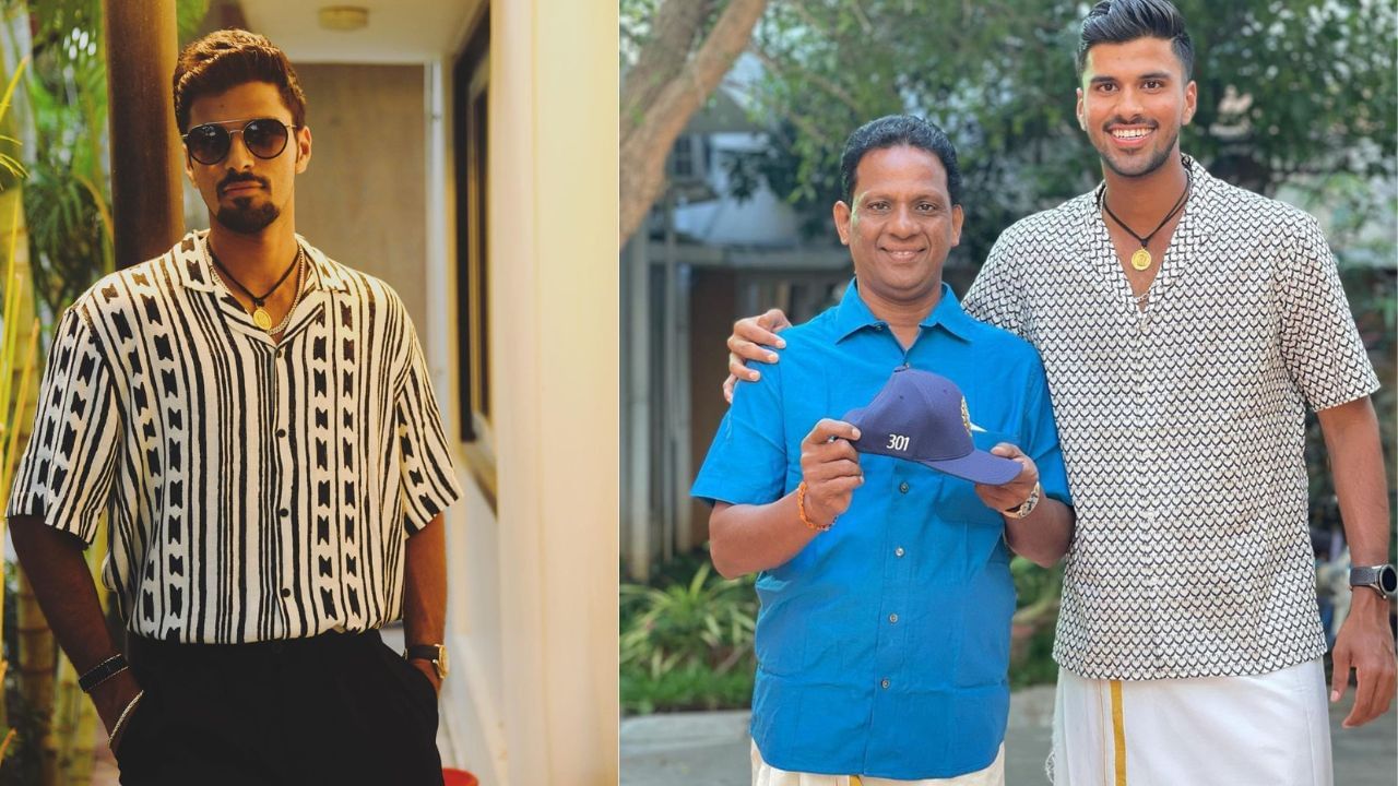  વોશિંગ્ટનના પિતા રણજી સ્તરના ક્રિકેટર હતા અને તેમના પુત્રને એક દિવસ ક્રિકેટર બનાવવાનું સપનું હતું. તેમના પિતાના એક ગોડફાધર મિસ્ટર વોશિંગ્ટન હતા, જેઓ તેમની ફી ચૂકવતા હતા અને તેમને બેટ ખરીદી આપતા હતા. બાદમાંના ગોડફાધરને શ્રદ્ધાંજલિ આપવા માટે તેના પિતા દ્વારા ભૂતપૂર્વનું નામ વોશિનટન રાખવામાં આવ્યું હતું.