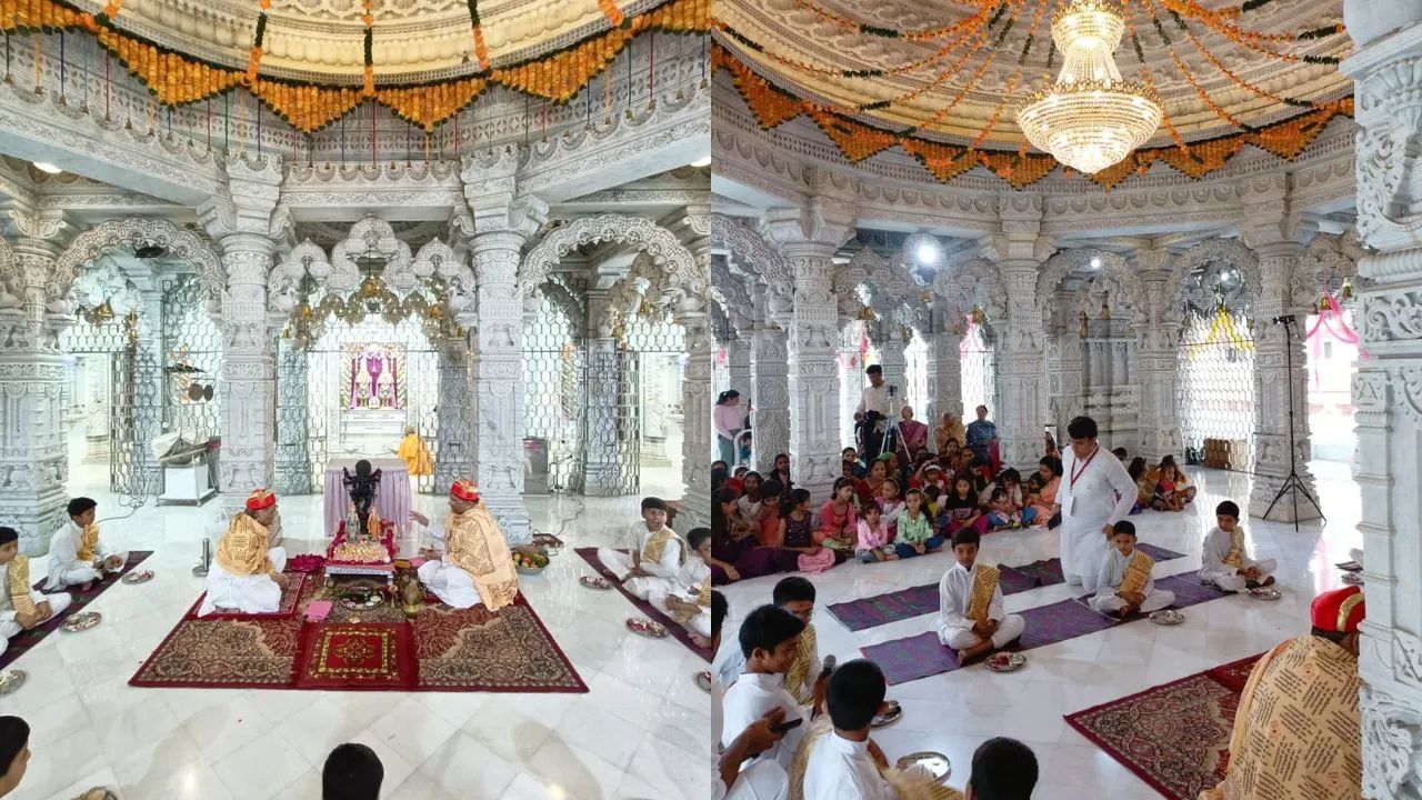 આ વર્ષે અક્ષરધામ મંદિરમાં ભક્તો દ્વારા ભગવાનને કુલ 1221 શુદ્ધ શાકાહારી સાત્વિક વ્યંજનોના ભોગ લગાવવામાં આવશે. આ સિવાય પારંપરિક અનુષ્ઠાન જેમ કે લક્ષ્મીપૂજા, શરદ પૂજા, ગણેશ પૂજા, હનુમાન પૂજા હિન્દુ રીત-રીવાજો મુજબ કરવામાં આવે છે.