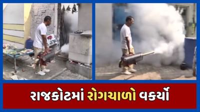 રાજકોટમાં વકર્યો રોગચાળો, મહાનગરપાલિકાએ ફોગિંગની કામગીરી શરુ કરી, જુઓ વીડિયો