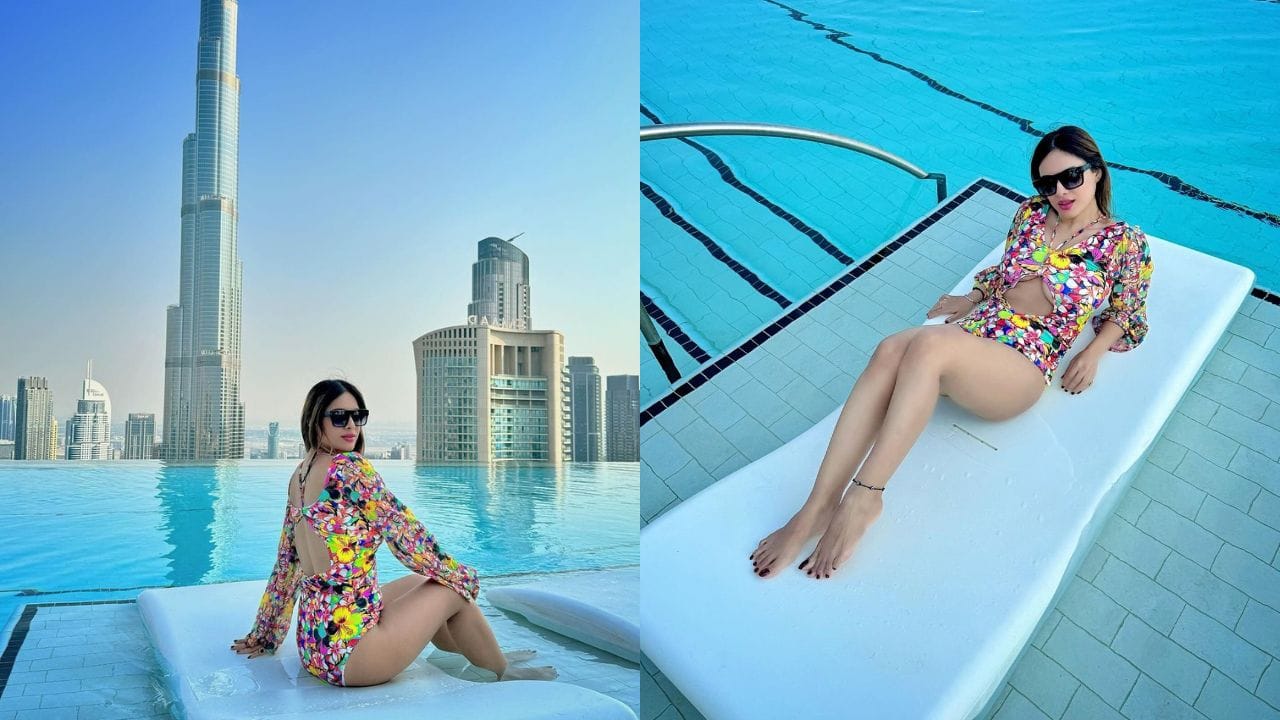 નેહા મલિકની તેના ઓફિશિયલ ઈન્સ્ટાગ્રામ હેન્ડલ પરની આ તસવીરો ધૂમ મચાવી રહી છે. તાજેતરની તસવીરો સ્વિમિંગ પૂલની છે જે બુર્જ ખલિફાની સામે જ દેખાય છે. નેહાની સાથે સાથે તસવીરોનું બેકગ્રાઉન્ડ પણ જોવા જેવું છે.