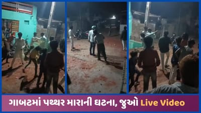 ગાબટમાં મૌલવી બદલાતા જૂથ અથડામણ સર્જાઈ, આમને સામને પથ્થરમારો કરાયો, જુઓ Live Video