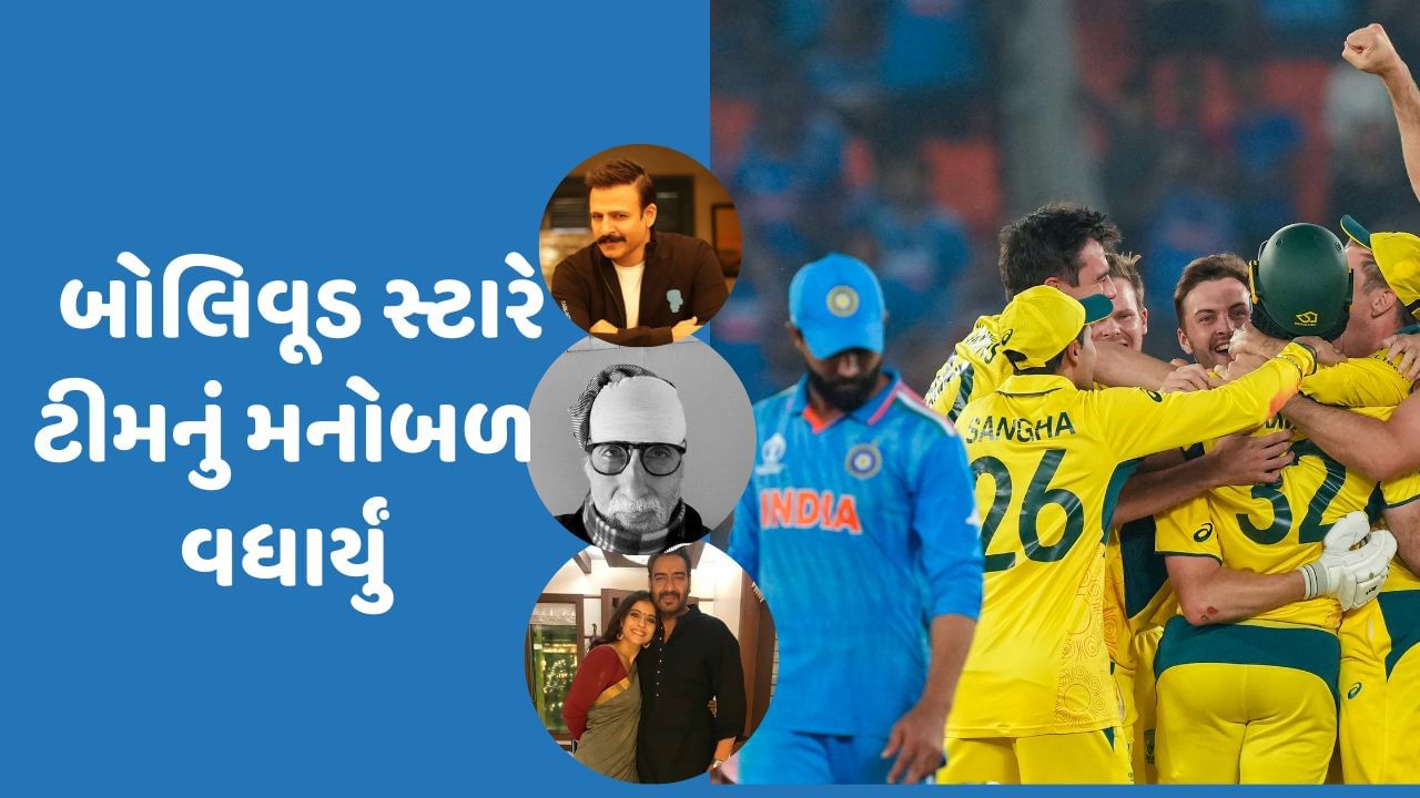 વર્લ્ડ કપ 2023 બાદ બોલિવૂડ સેલેબ્સ સામે આવ્યા ટીમ ઈન્ડિયાના સમર્થનમાં, આ રીતે વધાર્યું તેમનું મનોબળ