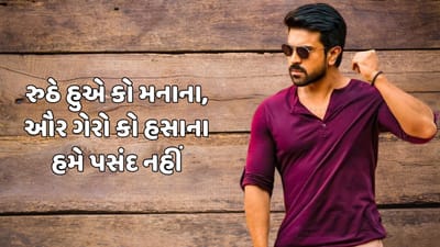 રુઠે હુએ કો મનાના, ઔર ગેરો કો હસાના હમે પસંદ નહીં